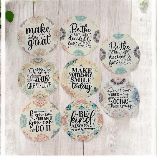 Positive Affirmations Freshie Cardstock - 2.5"