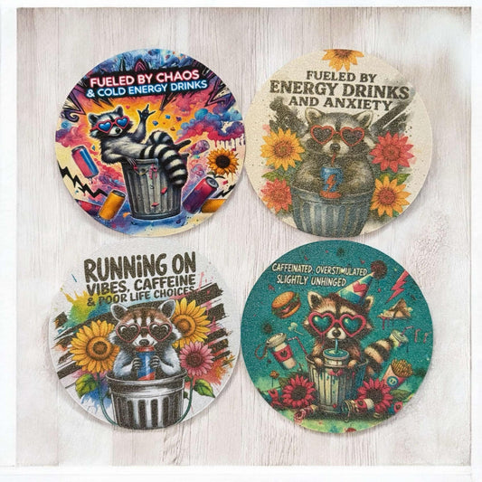 Cranky Raccoon Freshie Cardstock - 2.5"