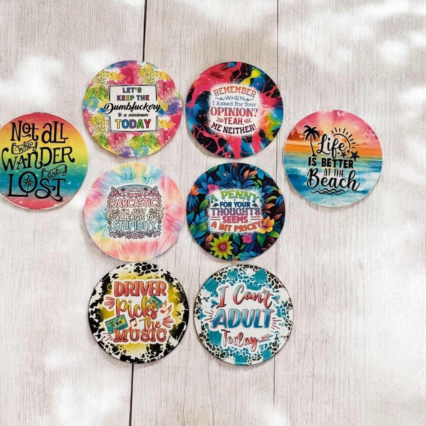 Sarcastic 3 Freshie Cardstock - 2.5"