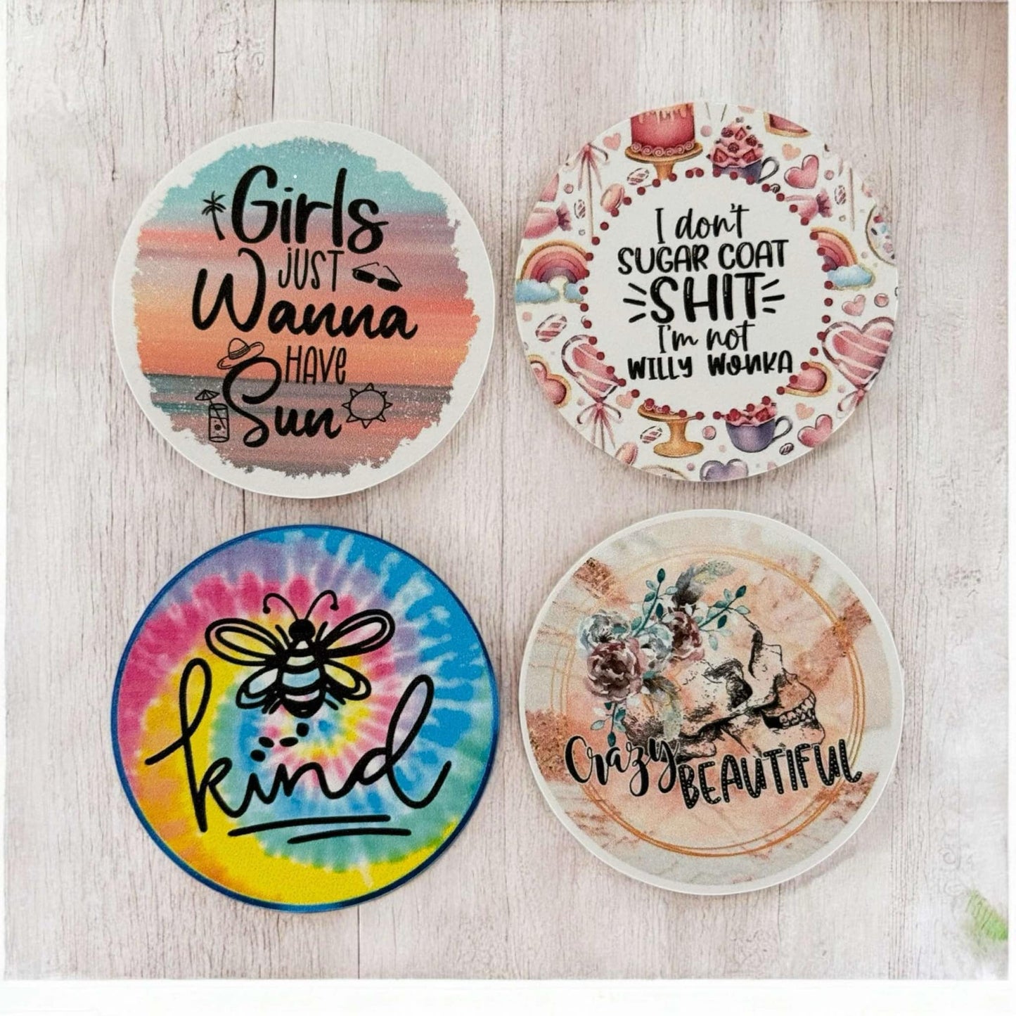 Girls Wanna Have Fun Freshie Cardstock - 2.5"