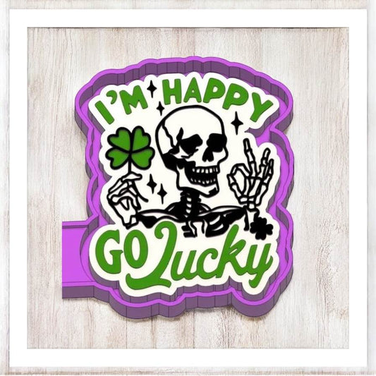 I'm Happy Go Lucky - Freshie Silicone Mold