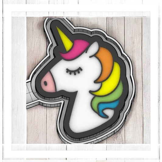 Unicorn 1 - Freshie Silicone Mold