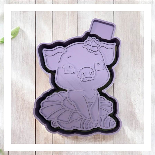 Pig Ballerina - Freshie Silicone Mold