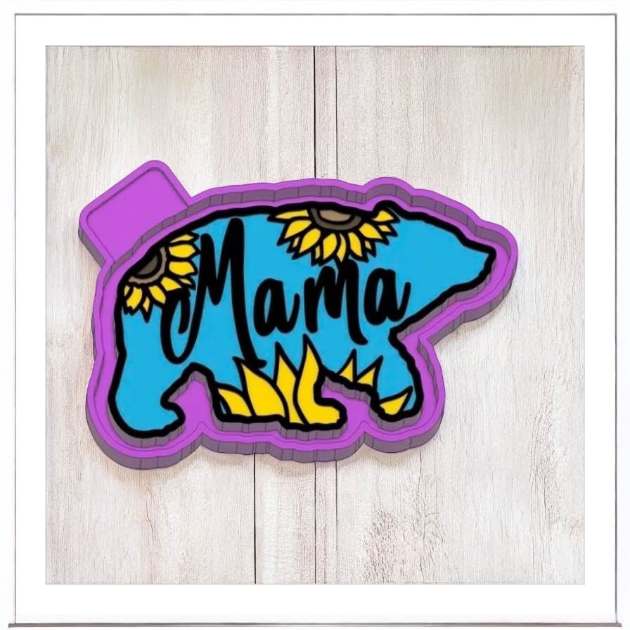 Mama Bear - Freshie Silicone Mold