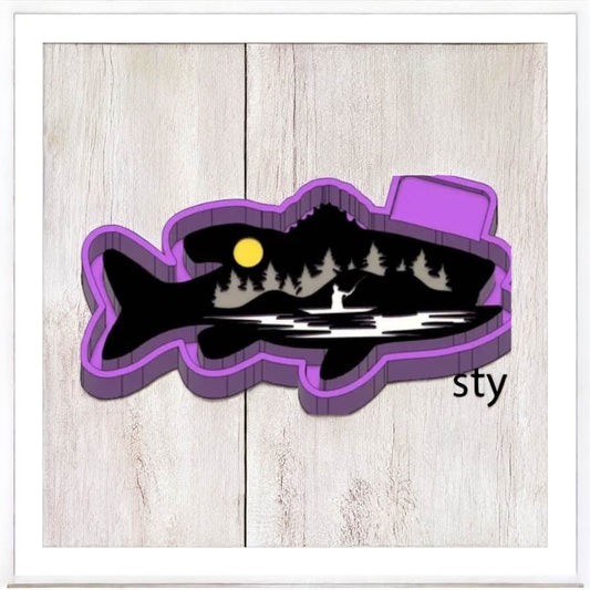 Lake Fish - Freshie Silicone Mold