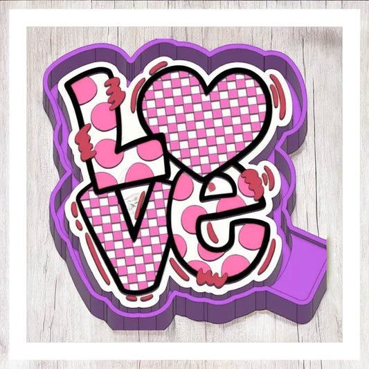 Love - Freshie Silicone Mold
