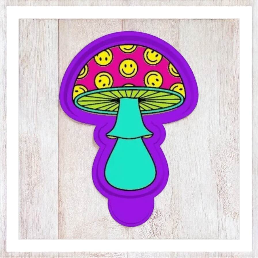 Smiley Mushroom - Freshie Silicone Mold