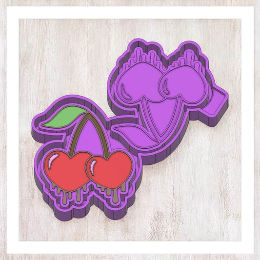 Dripping Cherries - Freshie VENT Silicone Mold