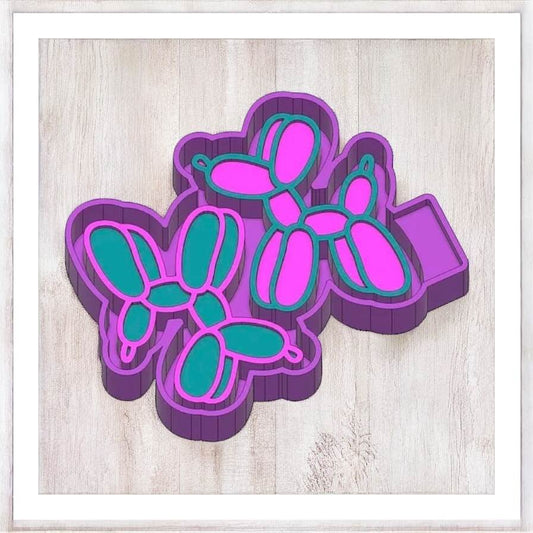 Balloon Dog - Freshie VENT Silicone Mold