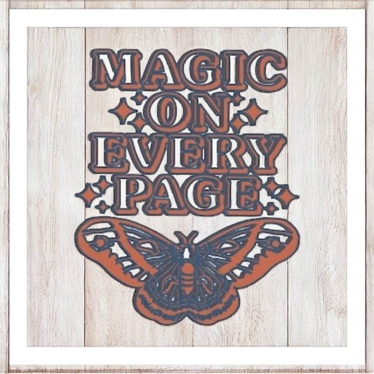 Magic on Every Page - Freshie Silicone Mold