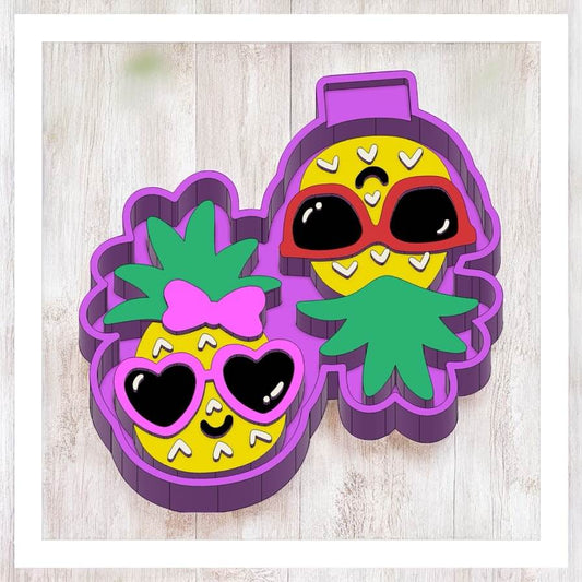 Cool Pineapples - Freshie VENT Silicone Mold