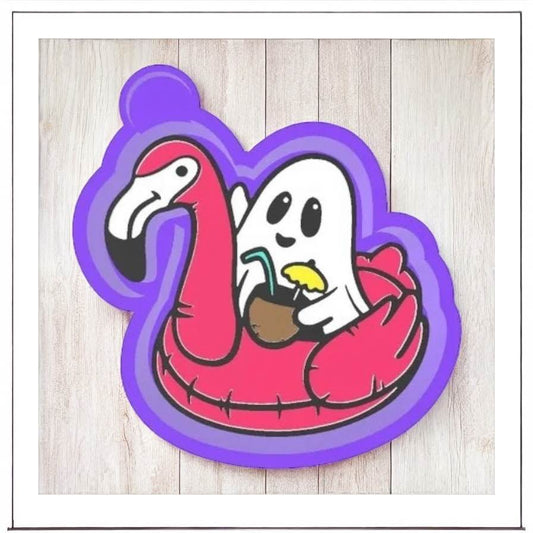 Ghost on Floatie - Freshie Silicone Mold