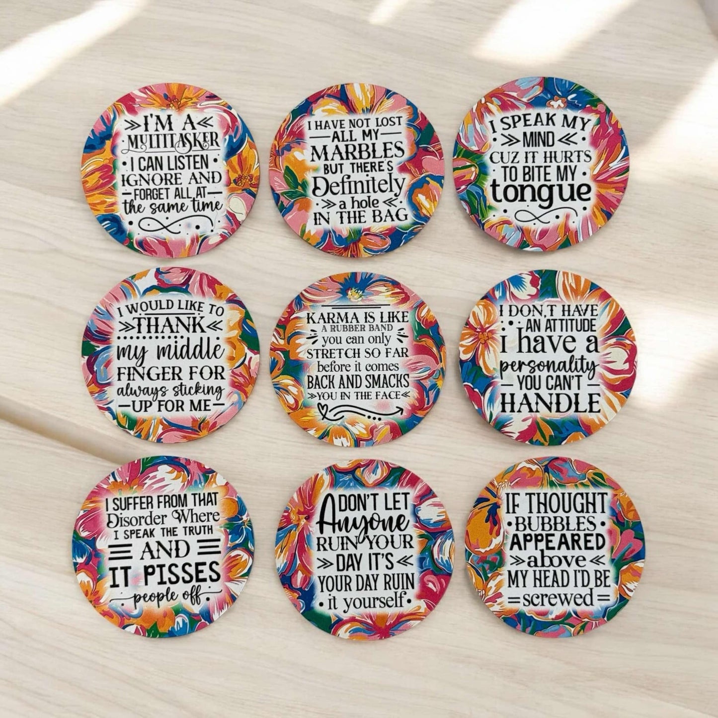 Sarcasm Freshie Cardstock - 2.5"