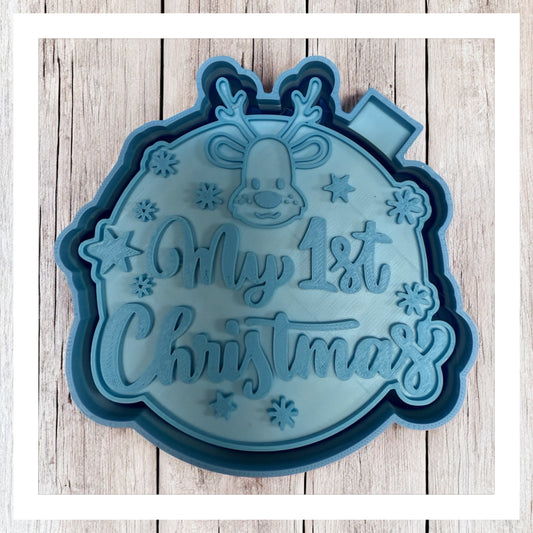 My First Christmas - Freshie Silicone Mold