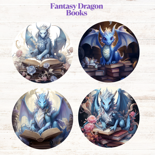 Fantasy Dragon Books Freshie Cardstock - 2.5"