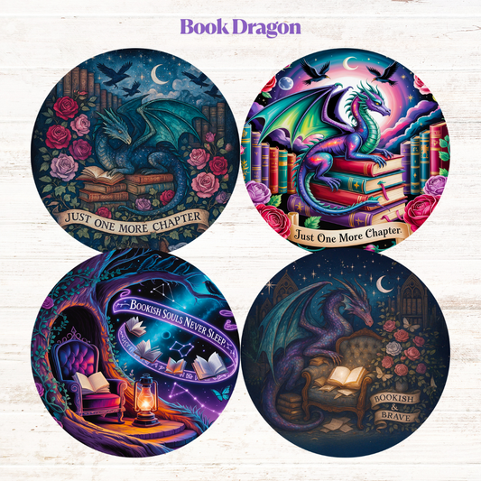 Book Dragon Freshie Cardstock - 2.5"
