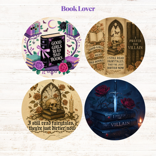 Book Lover Freshie Cardstock - 2.5"