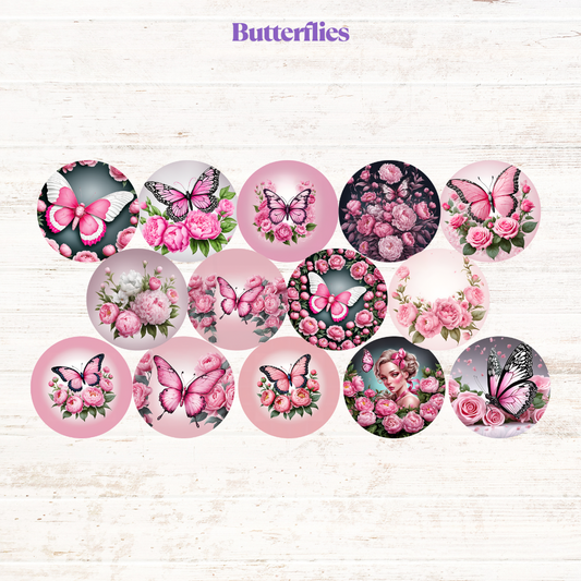 Butterfly Collection Freshie Cardstock - 2.5"