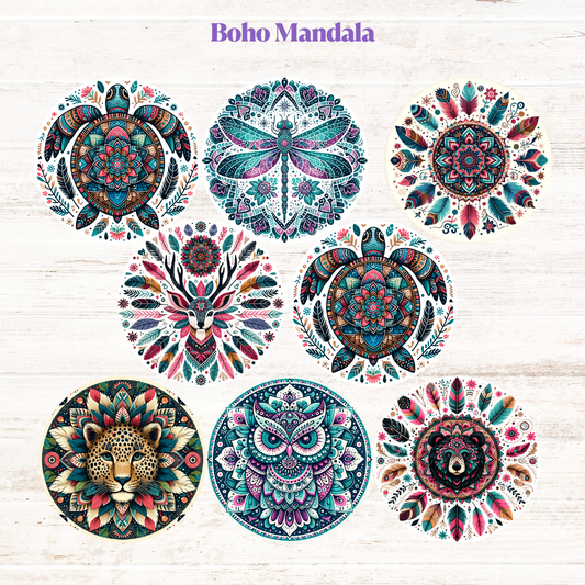 Boho Mandala Collection Freshie Cardstock - 2.5"