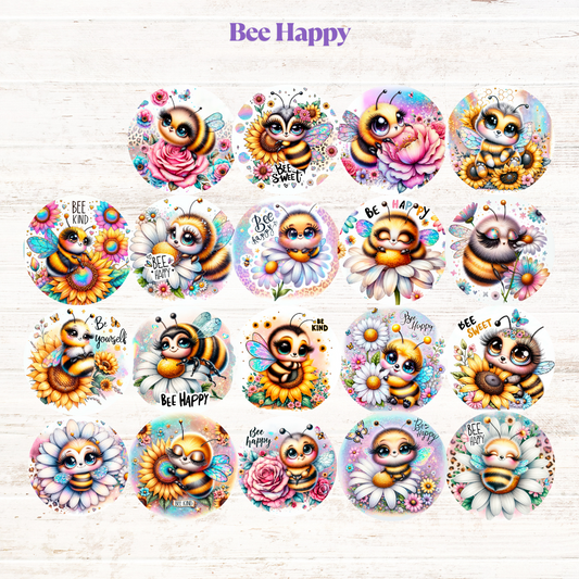 Bee Happy Collection Freshie Cardstock - 2.5"