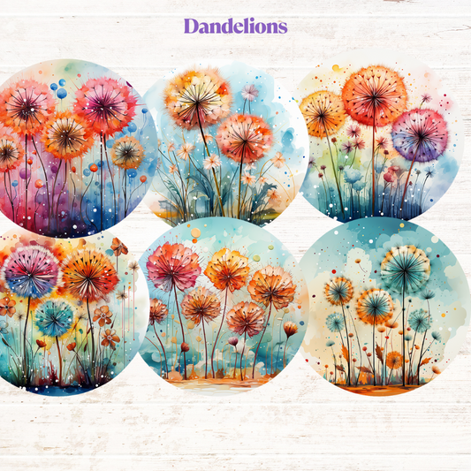 Dandelions Freshie Cardstock - 2.5"