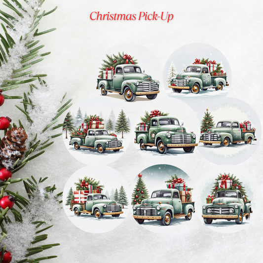 Christmas Pick-Up Freshie Cardstock - 2.5"