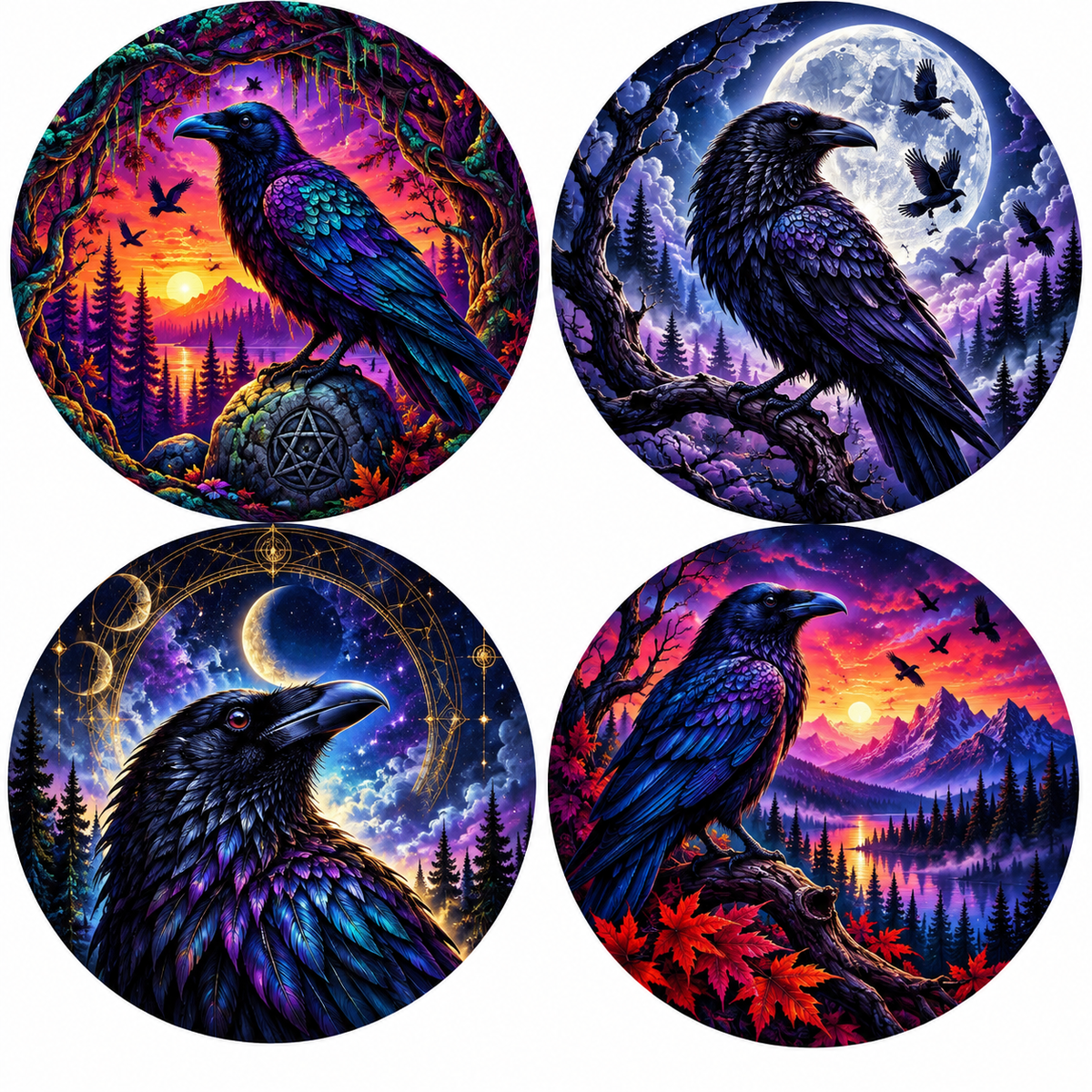 Raven Cardstock - 2.5"