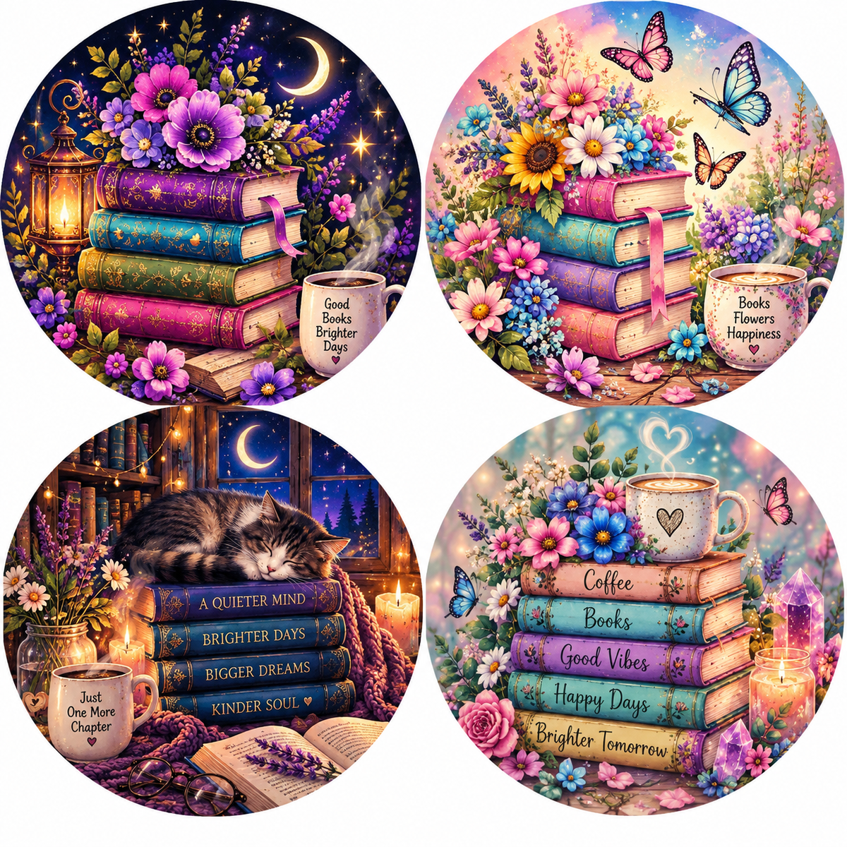 Stack of Books Cardstock - 2.5"