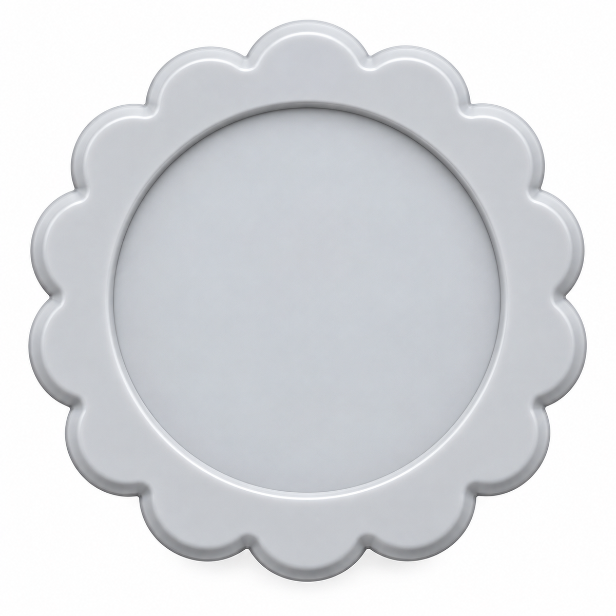 Freshie Scalloped Round Silicone Mold