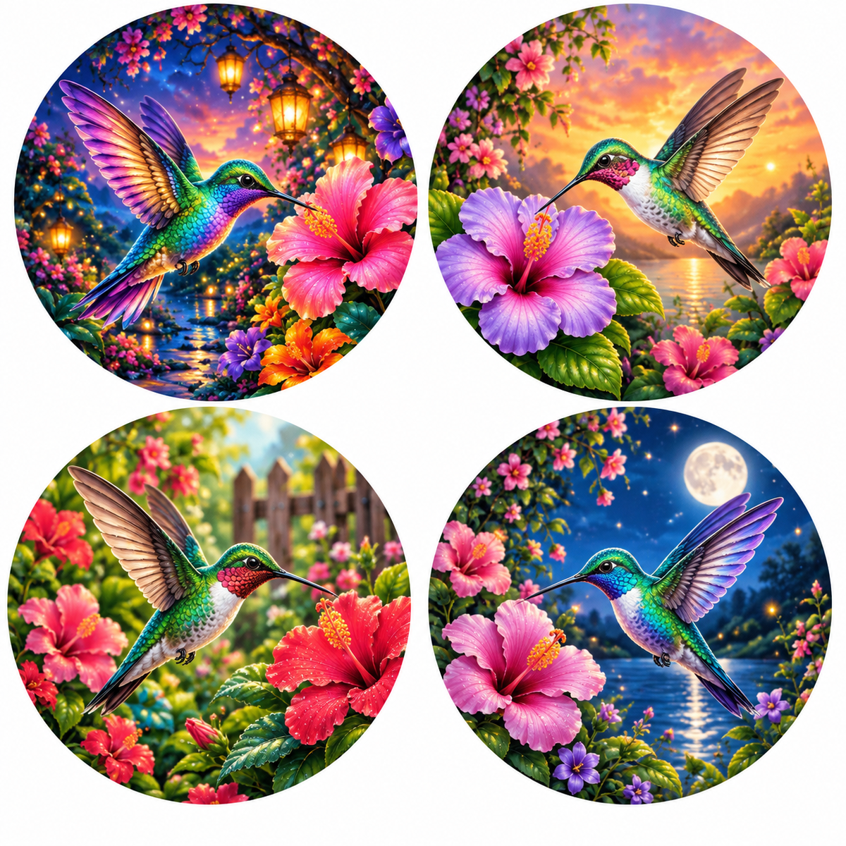 Hummingbird Flutters Cardstock - 2.5"