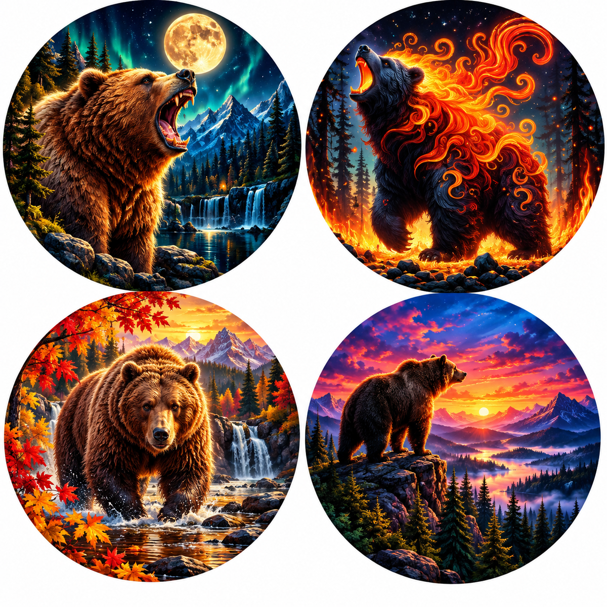 Fearless Bear Cardstock - 2.5"