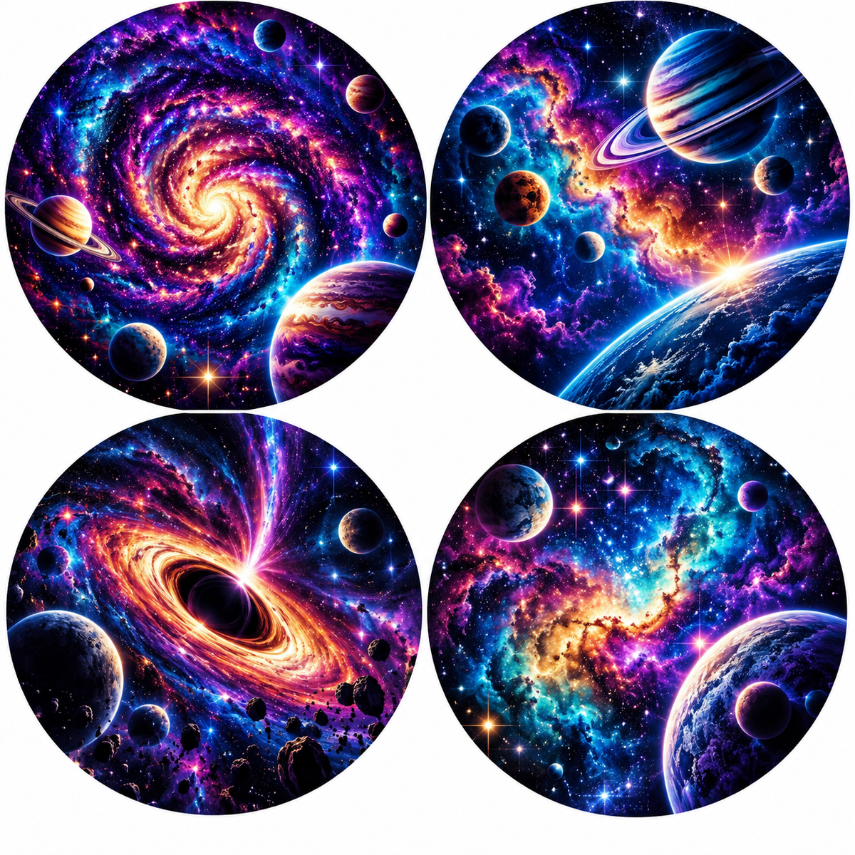 Neon Universe Cardstock - 2.5"
