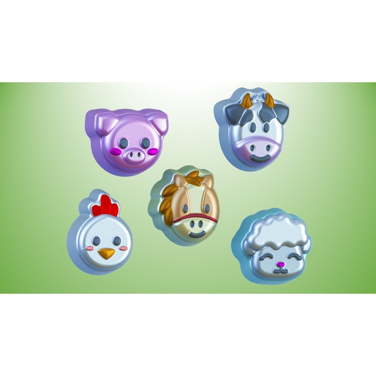 Farm Animals Vacuum Mold