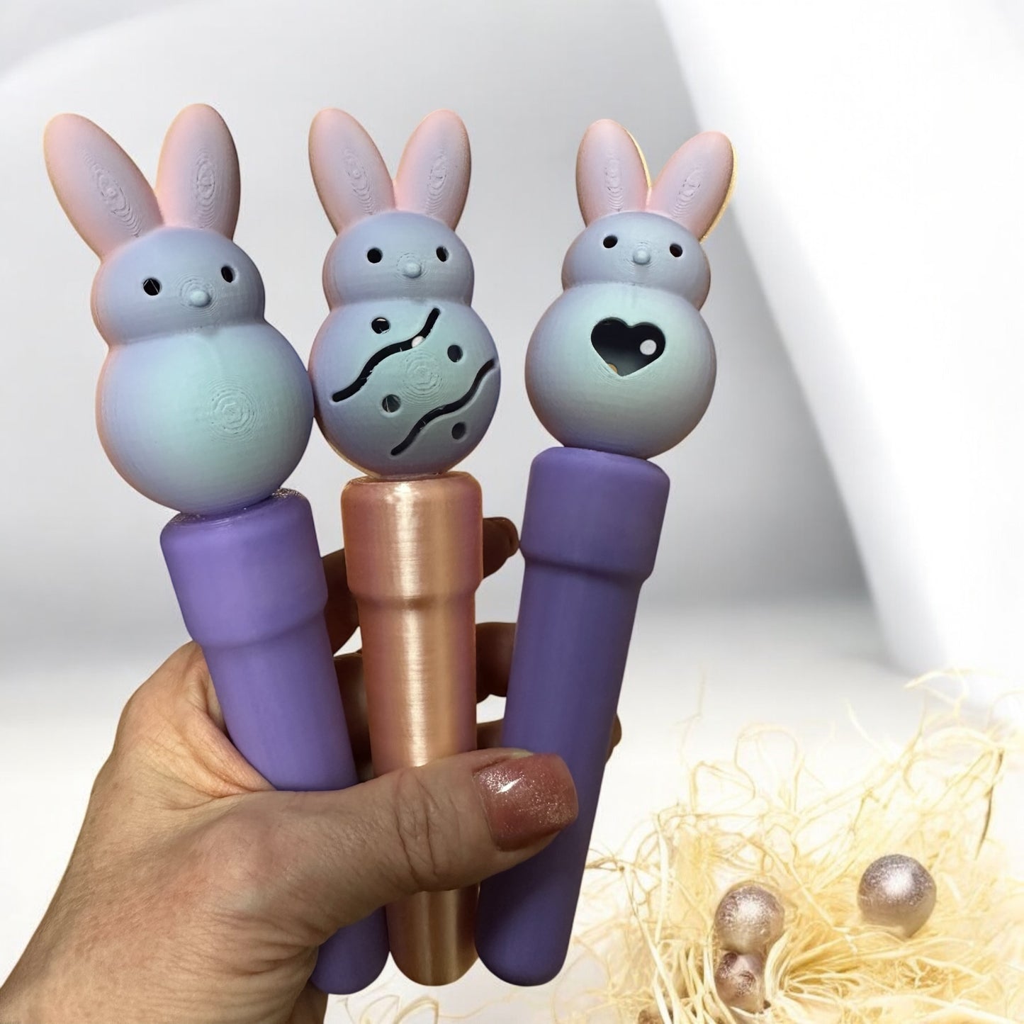Magical Bath Wands - Bunny Peep Plain 1.5"