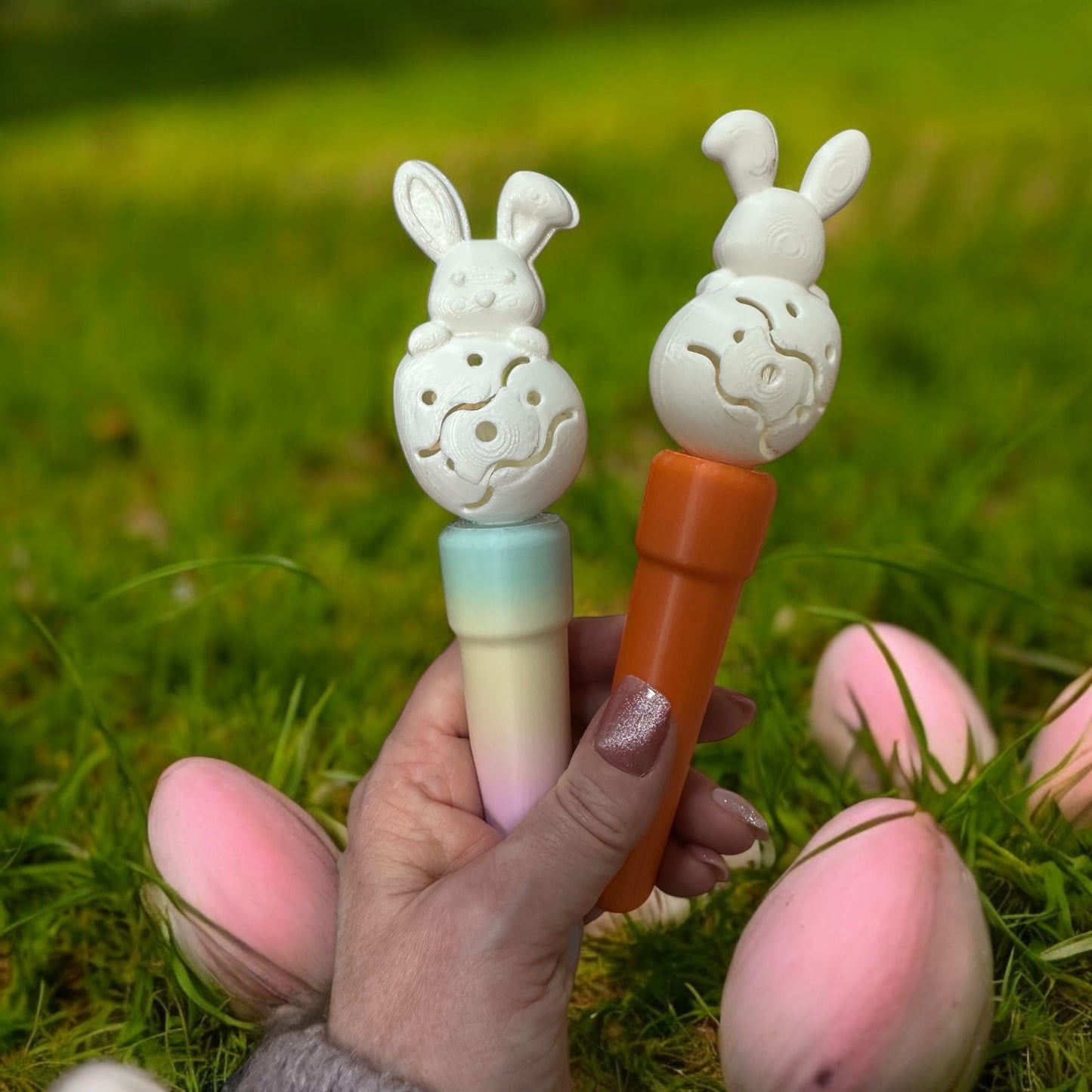 Magical Bath Wands - Bunny & Egg 1.5"