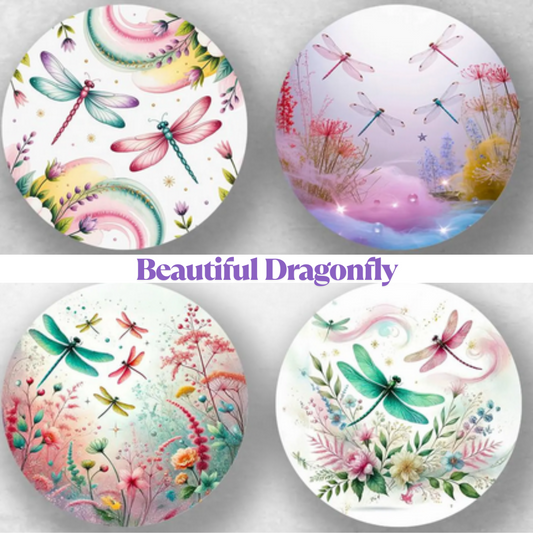 Beautiful Draonfly Freshie Cardstock - 2.5"