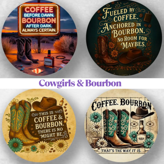 Cowgirls & Bourbons Freshie Cardstock - 2.5"