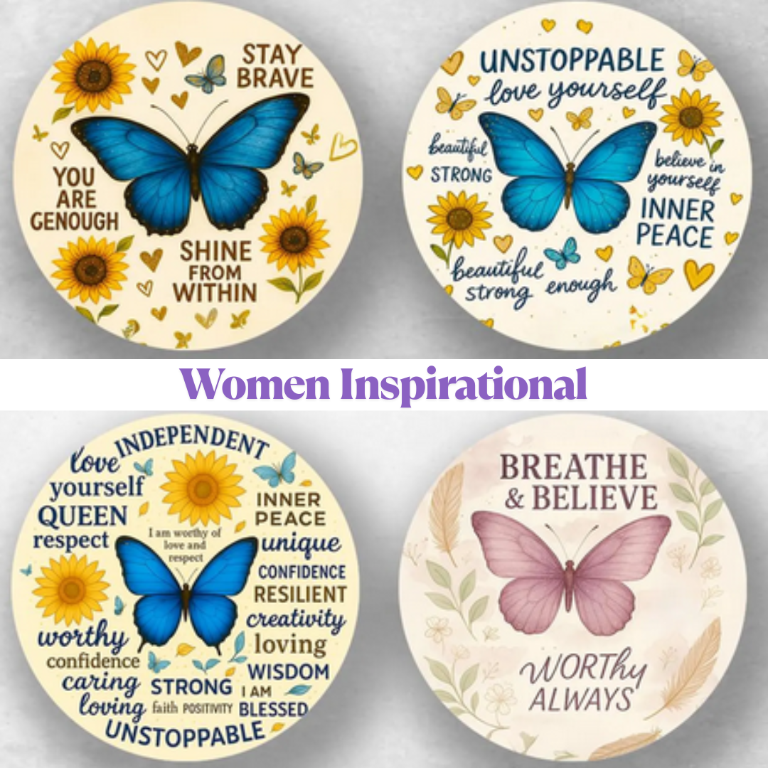 Women Inspirational Freshie Cardstock - 2.5"