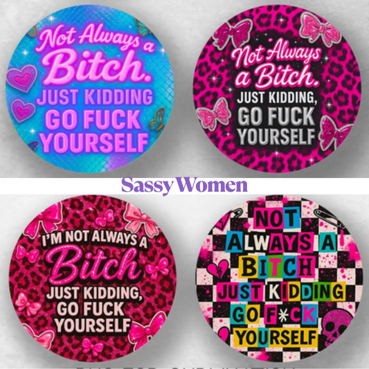 Sassy Women Freshie Cardstock - 2.5"
