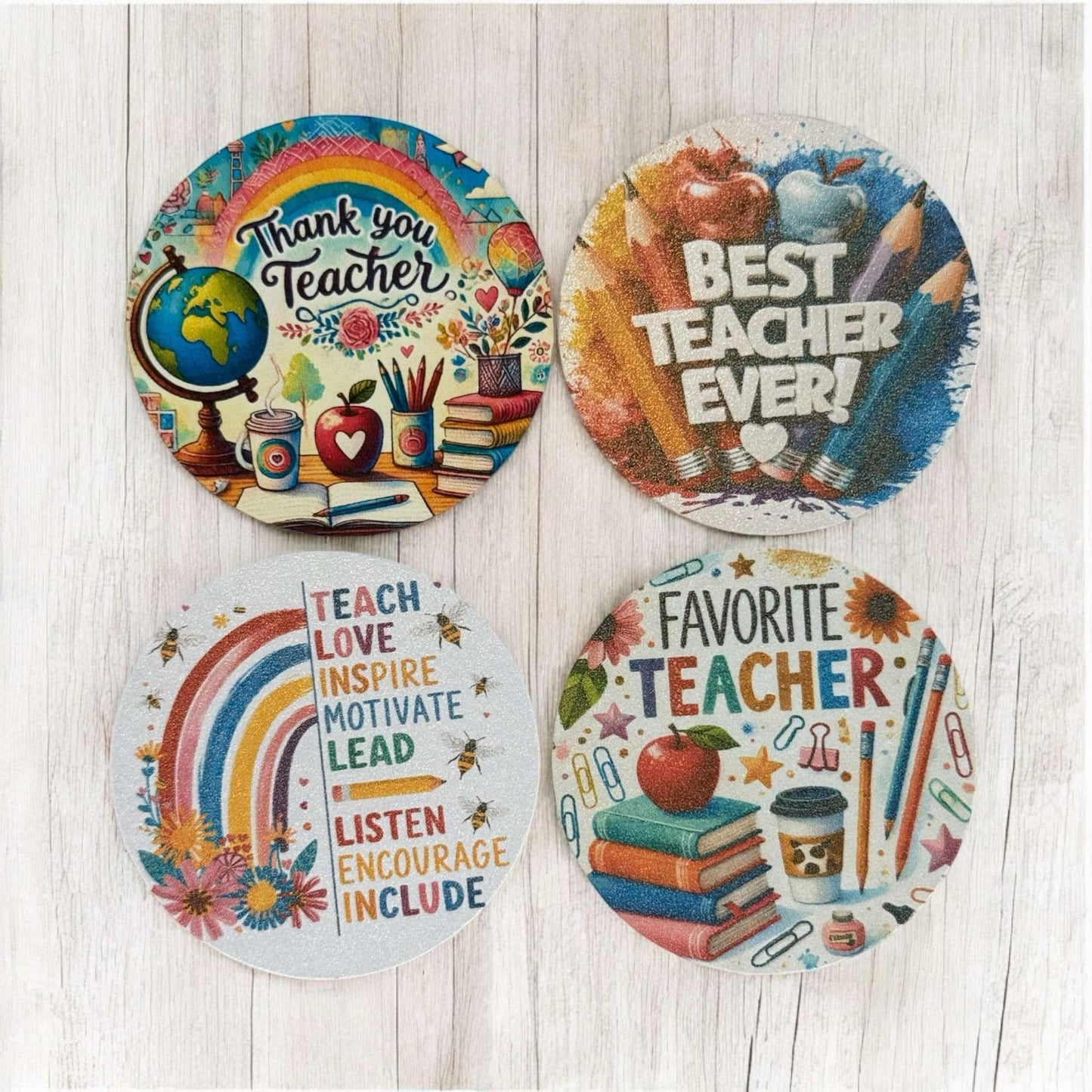 Teacher 2 Freshie Cardstock - 2.5"