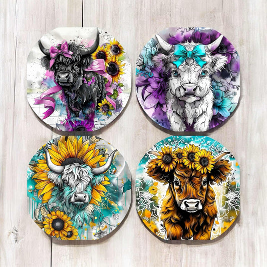 Cows Freshie Cardstock - 2.5"