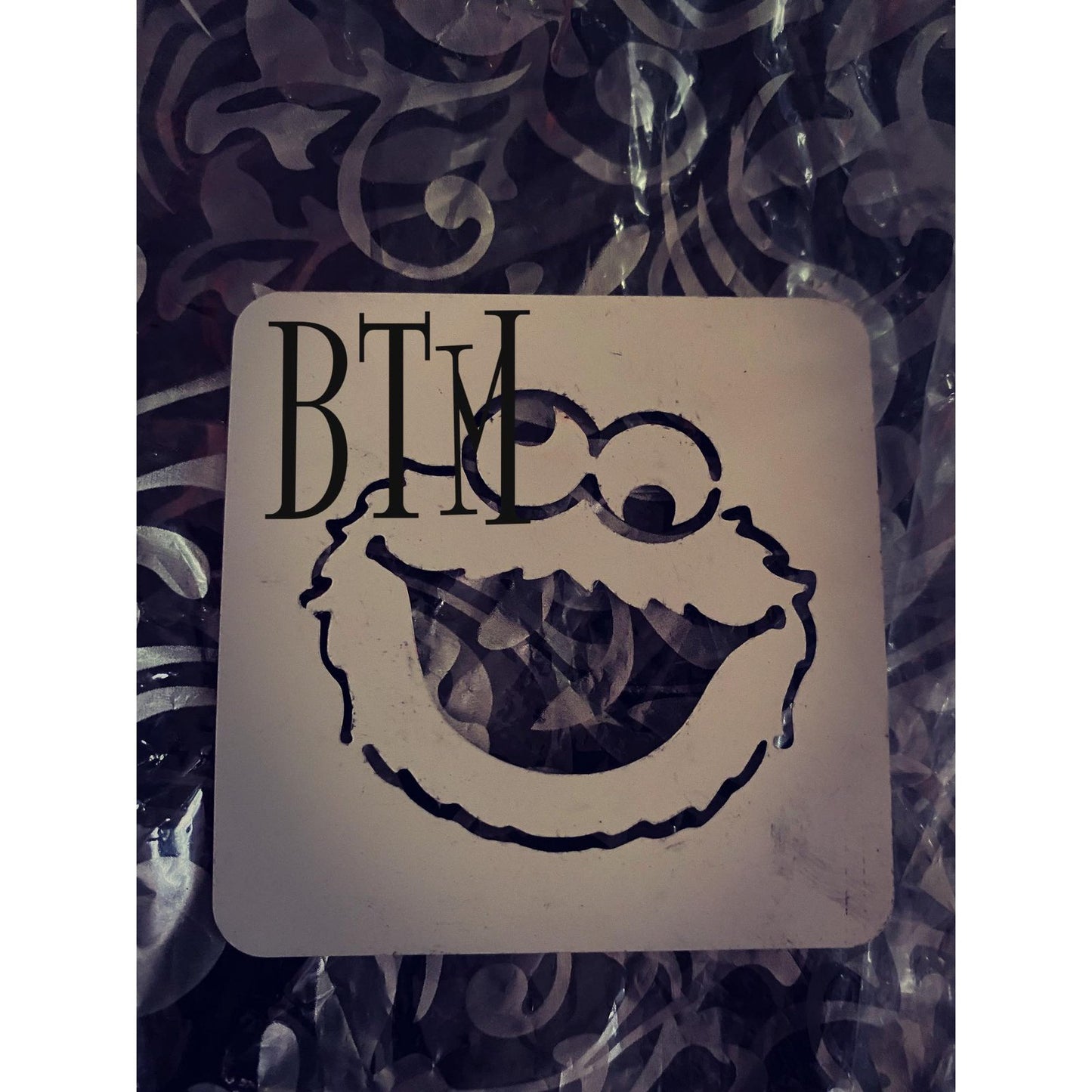 Monstre Bleu - Pochoir