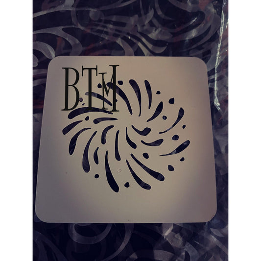 Feux d'artifice - Pochoir