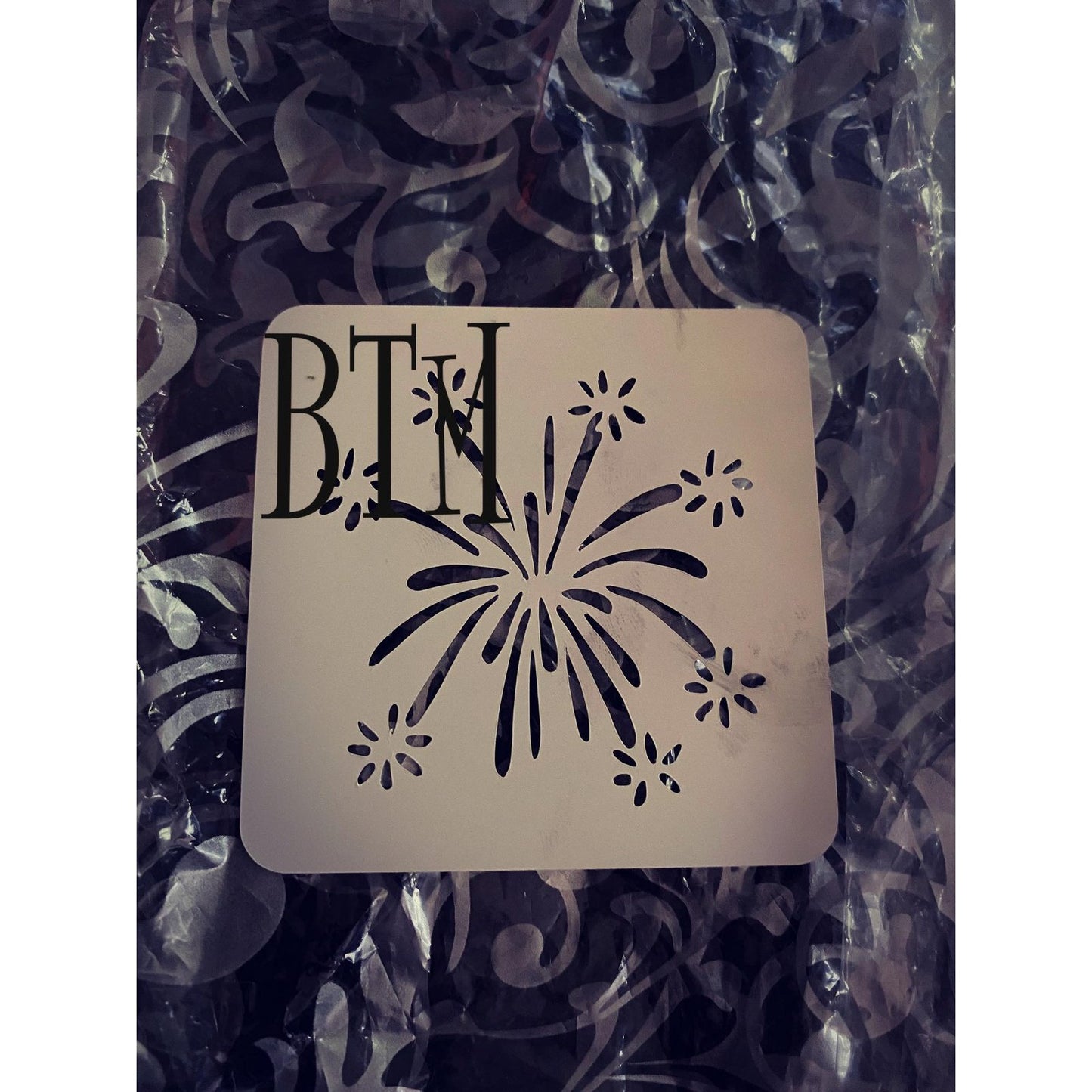 Feux d'artifice 2 - Pochoir