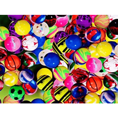 Boules de Noël en caoutchouc de 1"