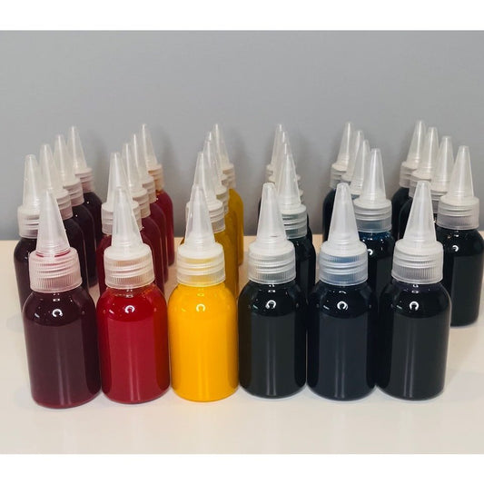 Breaking the Rainbow - Liquid Hybrid Dyes