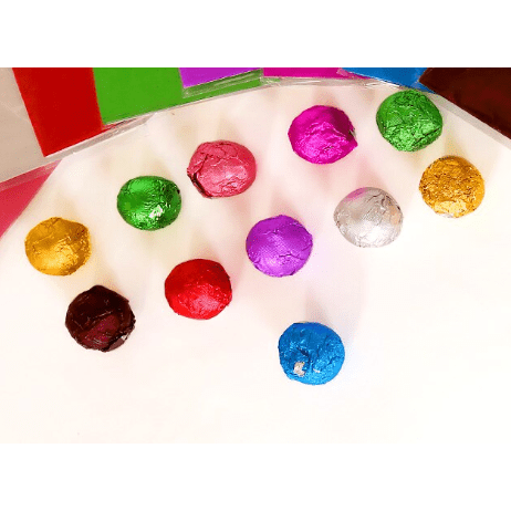Colored Aluminum Foil Wrappers