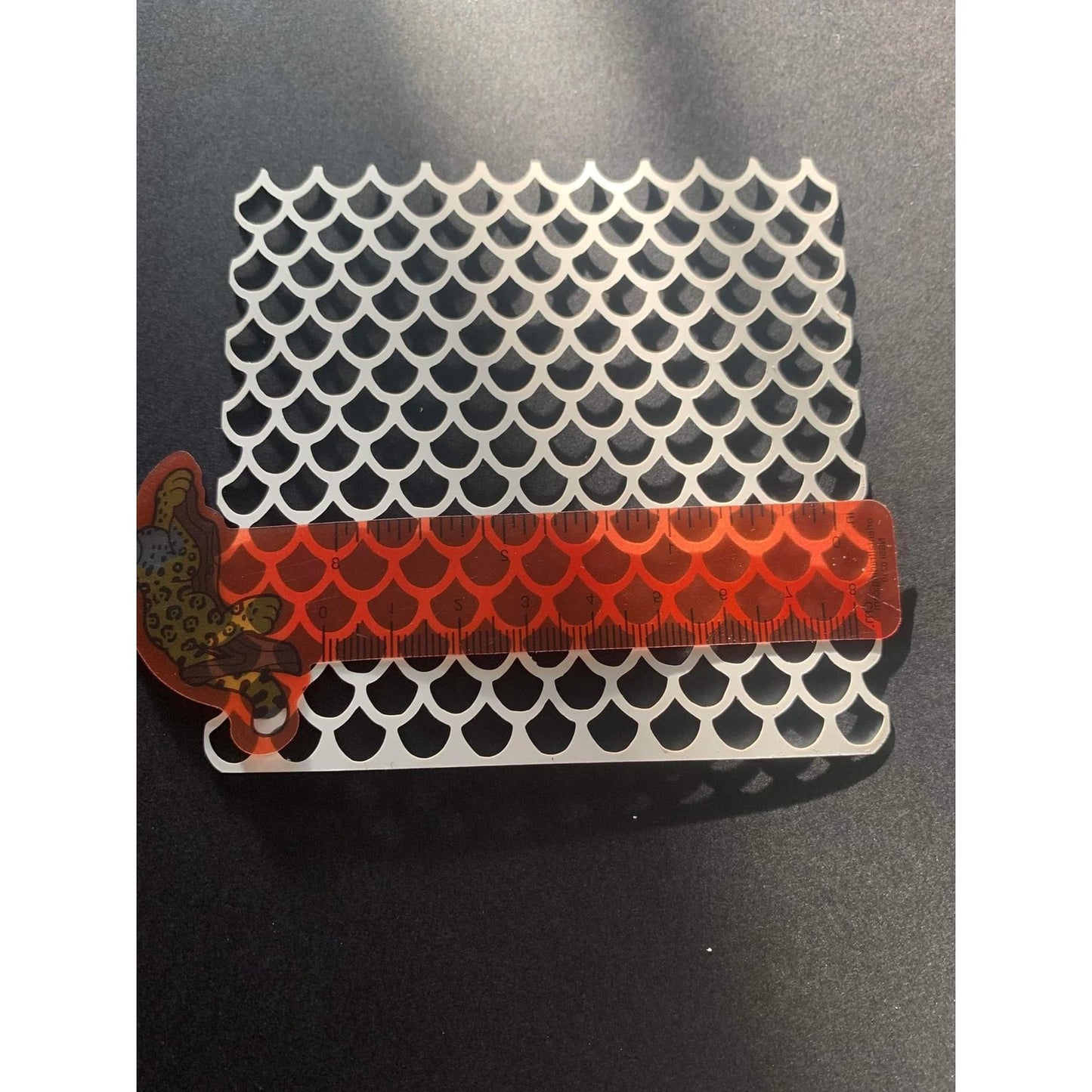 Écailles de sirène (motif) - Pochoir