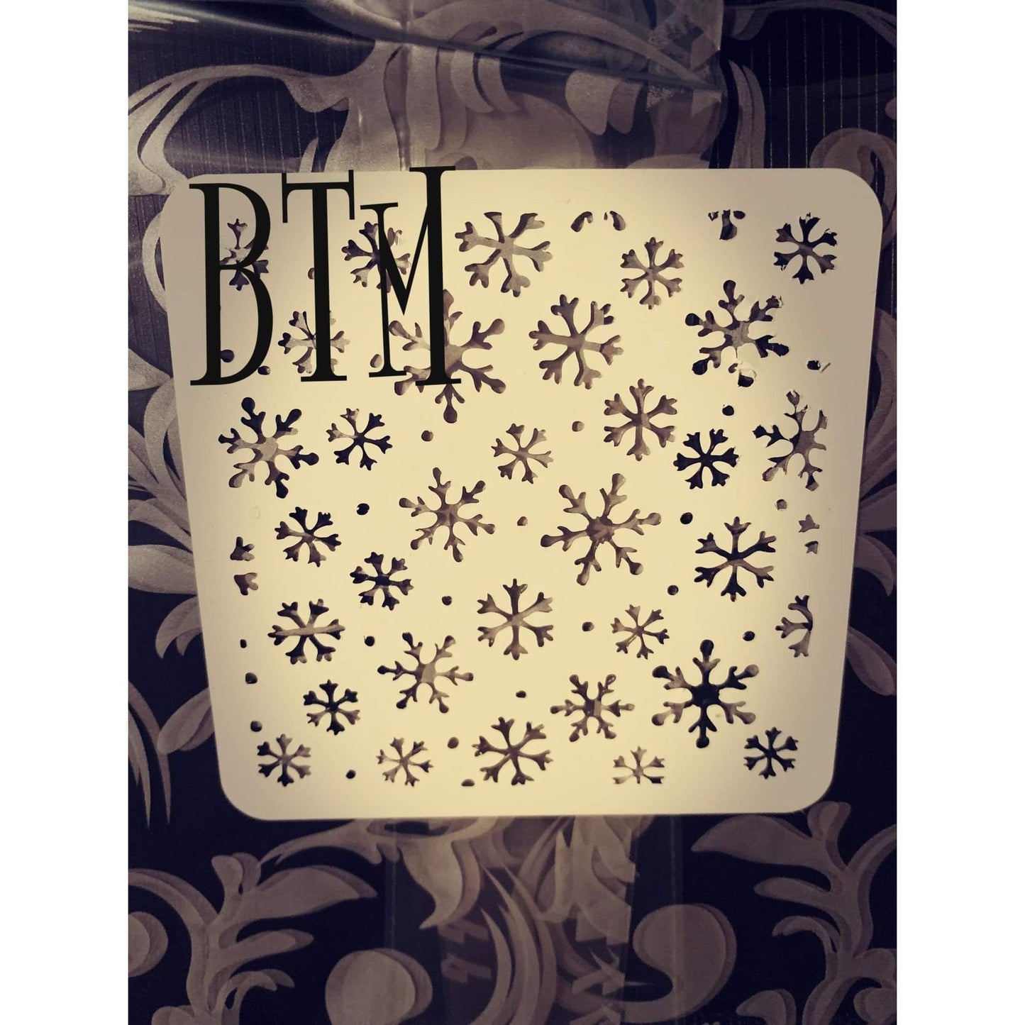 Snowflakes (multiple) Stencil