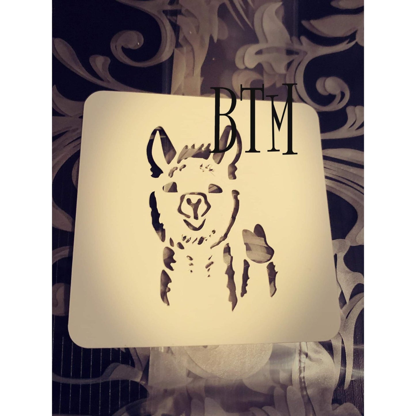 Llama Stencil